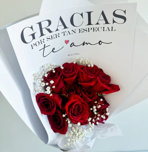 Bouquet Bella - Ramo de 12 rosas